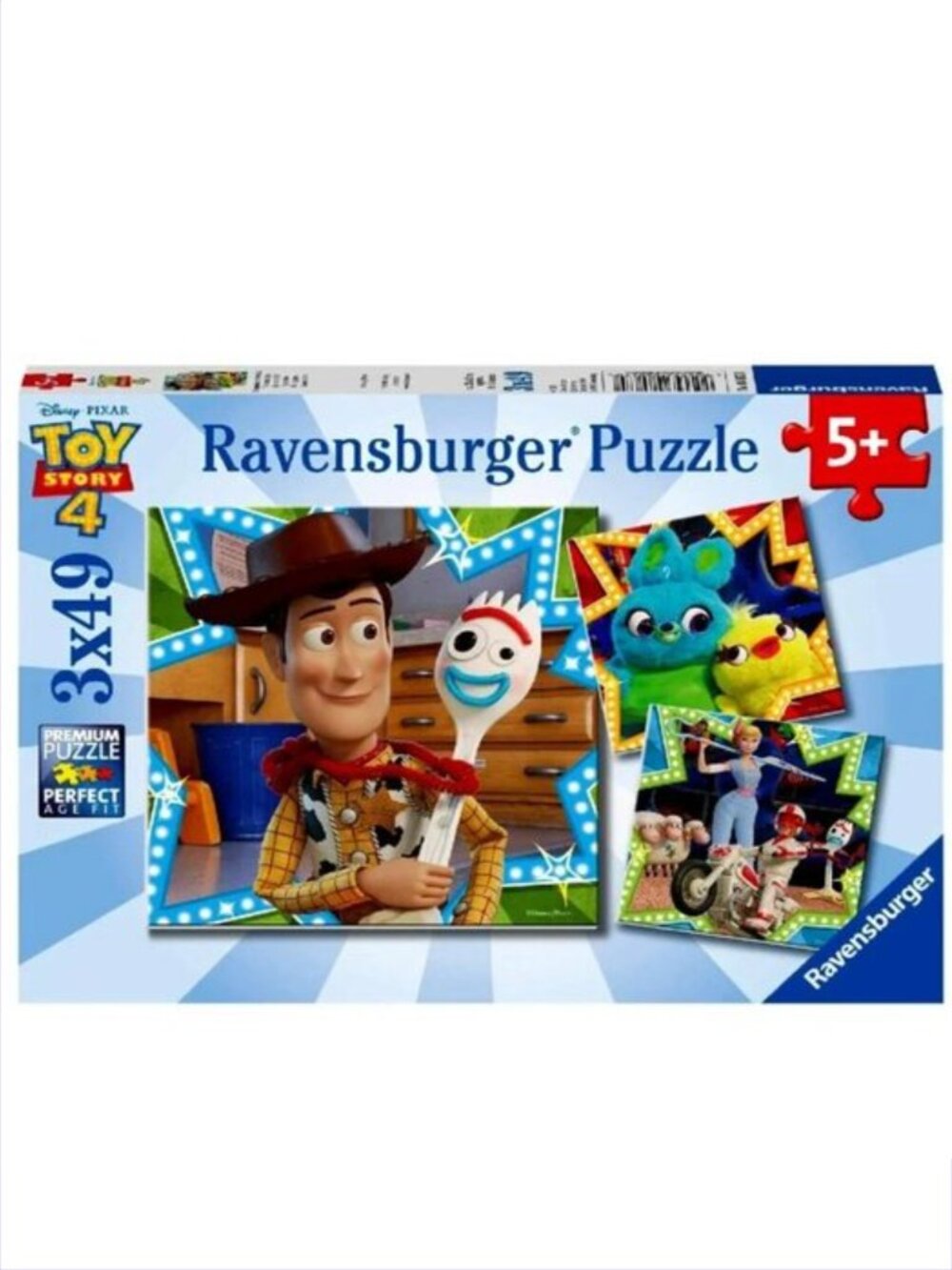 Ravensburger-3x49 Piece Puzzle- Toy Story 4 New In Box